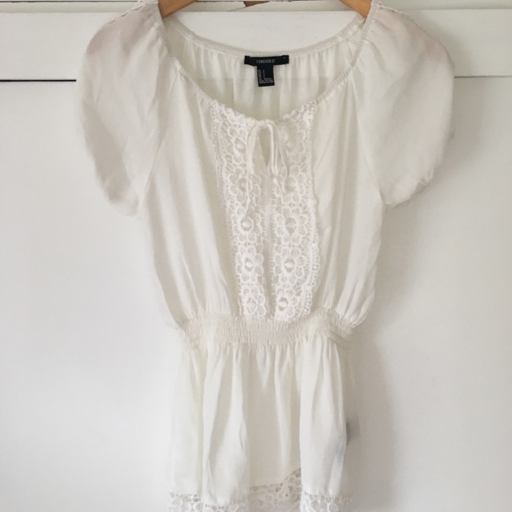Forever 21 peasant blouse